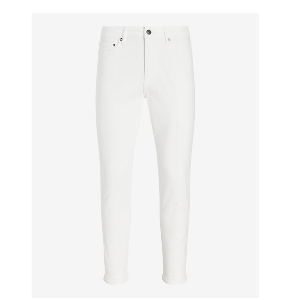 Express Slim White Temp Control Hyper Stretch Jeans - Size 34 waist 34 length